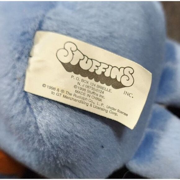 Rudolph Island of Misfit Toys Yukon Cornelius 8 Inch Plush 1998 Vintage - Picture 5 of 6